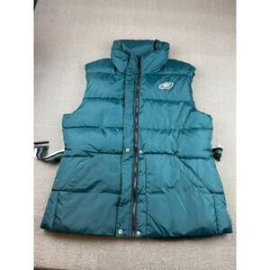 WEAR By Erin Andrews Women's XXL Green Philadelphia Eagles Puffer Vest